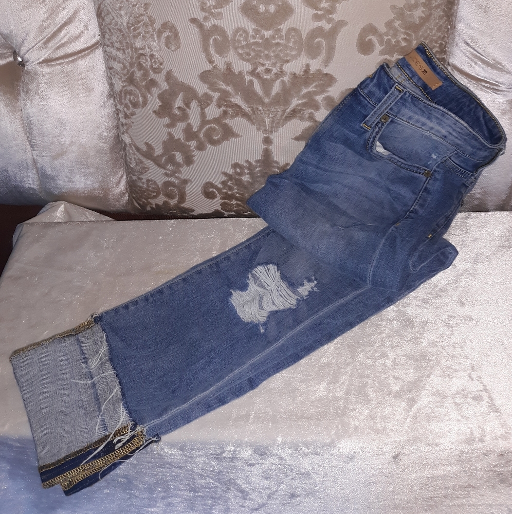 Joe's jeans cropped cuffed size 28